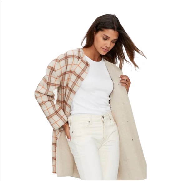 Michael Stars Reversible Cocoon Coat - Picture 2 of 11